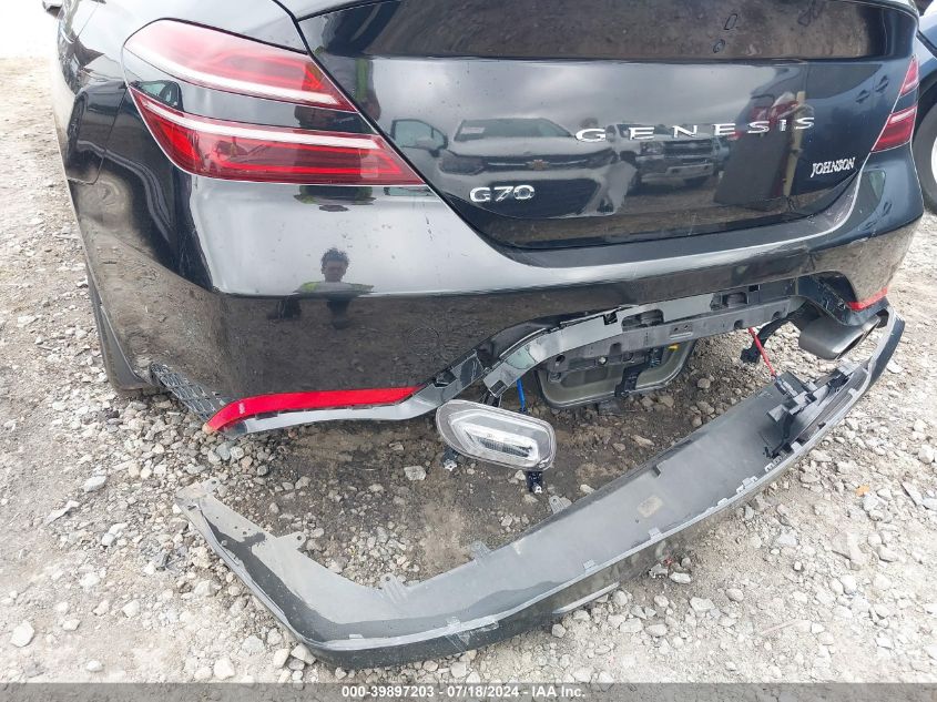 2022 Genesis G70 2.0T Rwd VIN: KMTG34TA8NU086516 Lot: 39897203