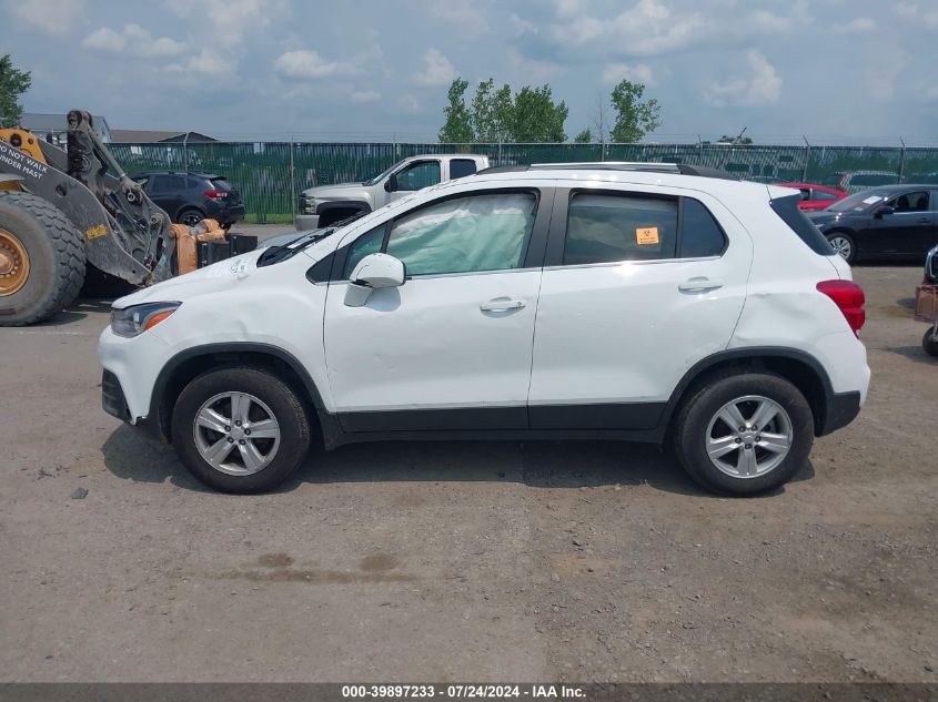 2019 Chevrolet Trax Lt VIN: 3GNCJPSB1KL386782 Lot: 39897233