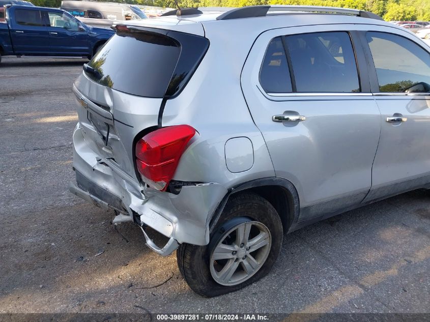 2019 Chevrolet Trax Lt VIN: 3GNCJPSB0KL356320 Lot: 39897281