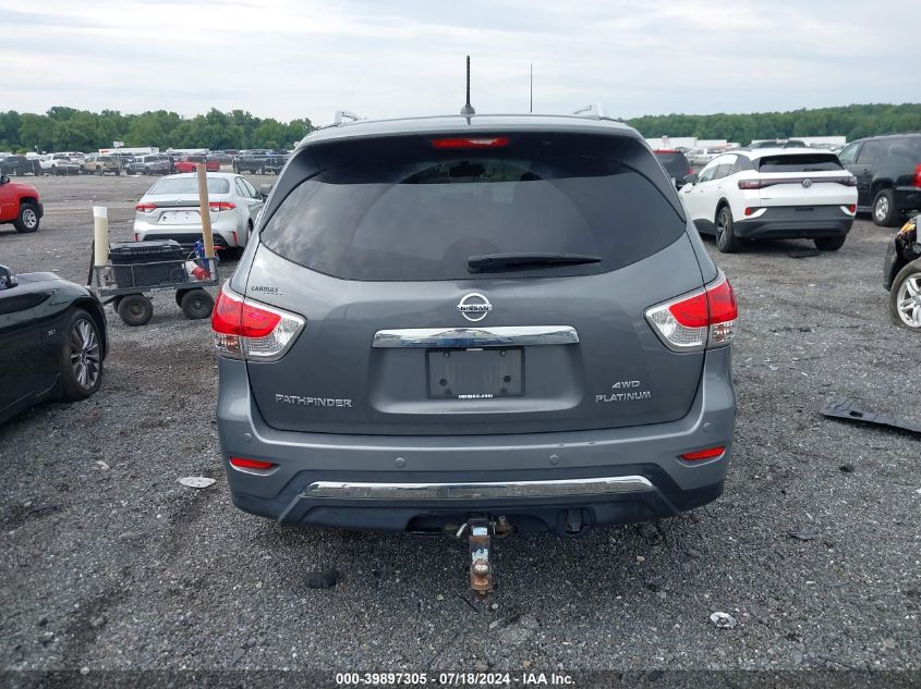 2015 Nissan Pathfinder S/Sv/Sl/Platinum VIN: 5N1AR2MM0FC718783 Lot: 39897305