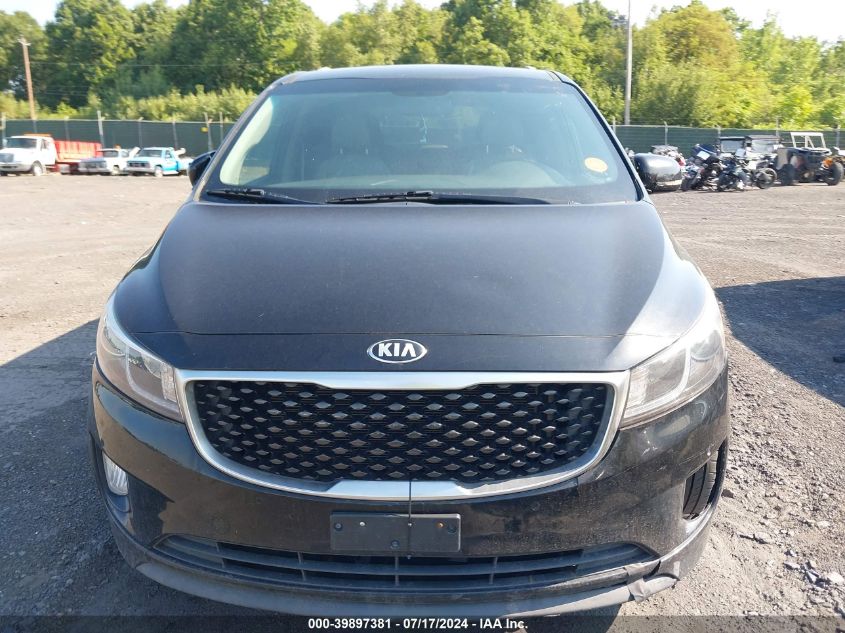 2018 Kia Sedona Ex VIN: KNDMC5C13J6424037 Lot: 39897381