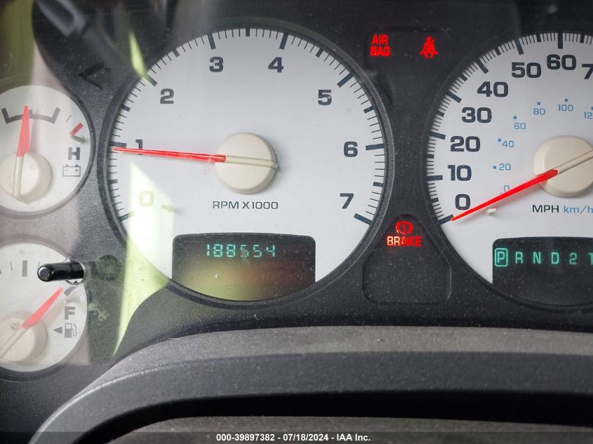 2003 Dodge Ram 1500 Slt/Laramie/St VIN: 1D7HU18N23S233907 Lot: 39897382