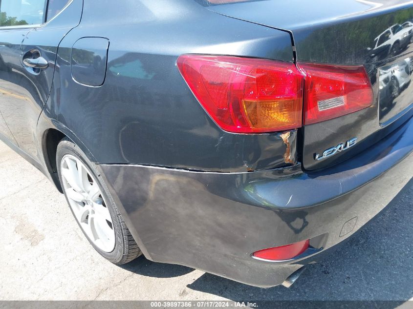 2006 Lexus Is 250 VIN: JTHBK262465016428 Lot: 39897386