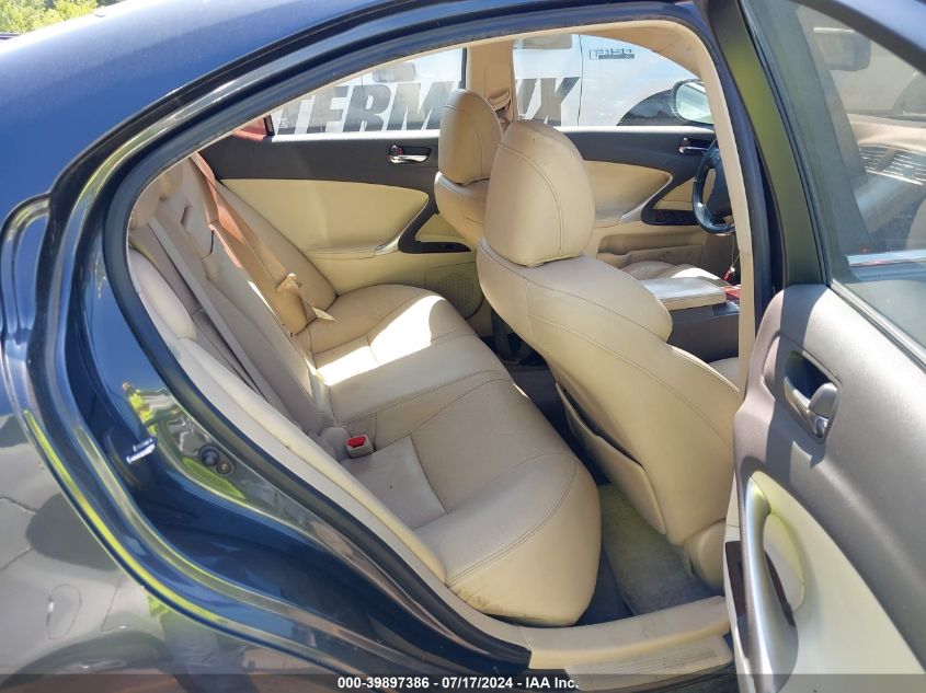 2006 Lexus Is 250 VIN: JTHBK262465016428 Lot: 39897386