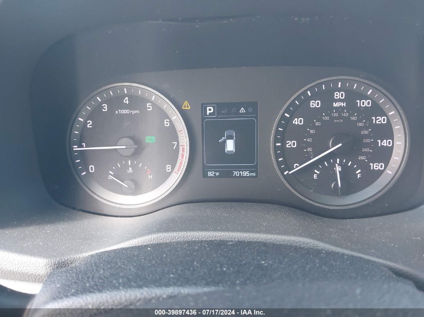 2017 Hyundai Tucson Se VIN: KM8J3CA45HU302950 Lot: 39897436