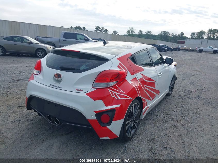 KMHTC6AE4GU292333 2016 Hyundai Veloster Turbo