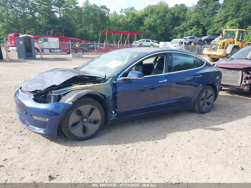 VIN 5YJ3E1EBXJF091862 2018 TESLA MODEL 3