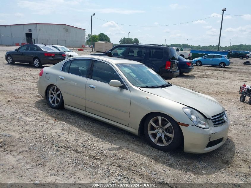 JNKCV51E06M515019 | 2006 INFINITI G35