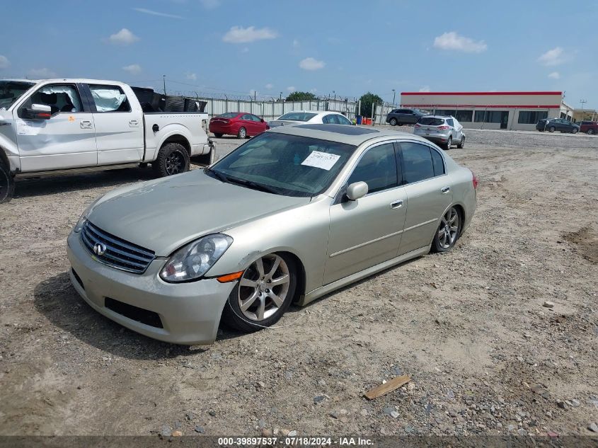 JNKCV51E06M515019 | 2006 INFINITI G35