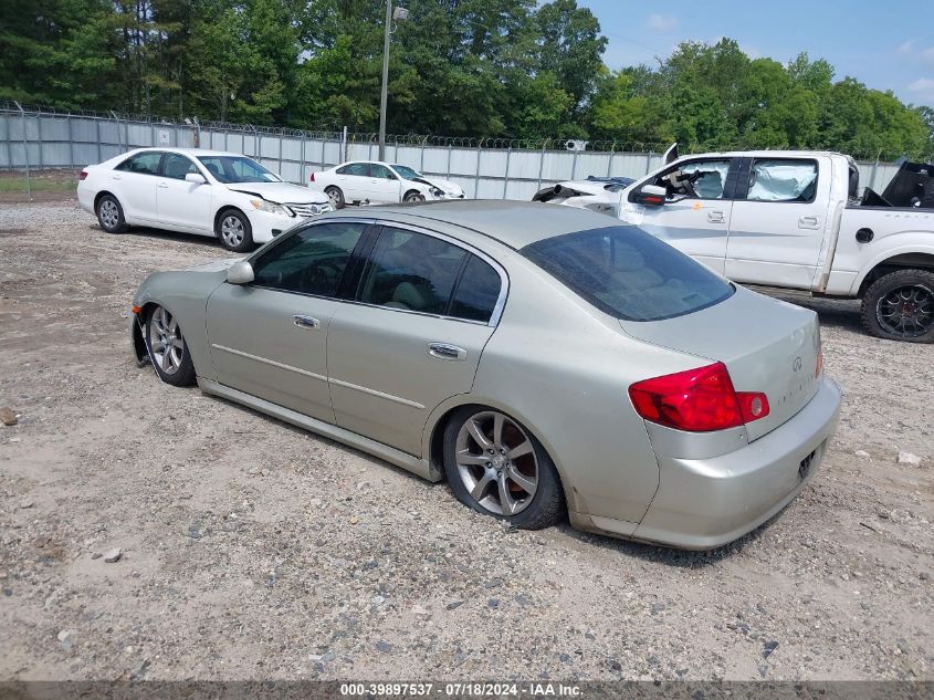 JNKCV51E06M515019 | 2006 INFINITI G35