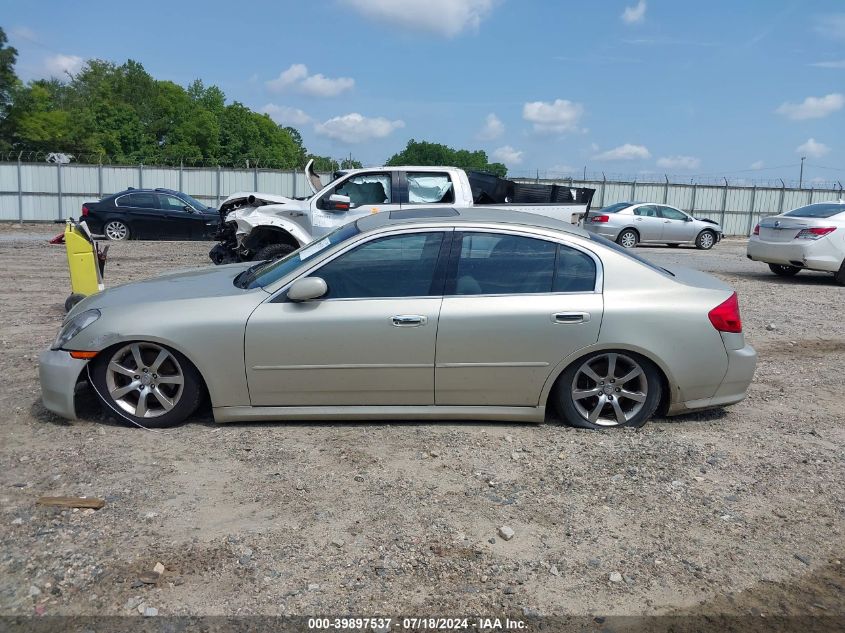 JNKCV51E06M515019 | 2006 INFINITI G35