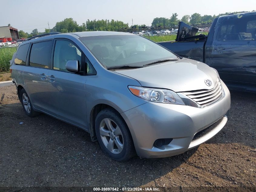 2017 Toyota Sienna Le VIN: 5TDKZ3DCXHS769585 Lot: 39897542