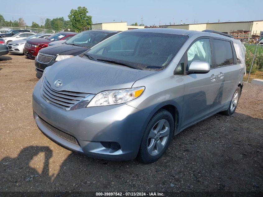 2017 Toyota Sienna Le VIN: 5TDKZ3DCXHS769585 Lot: 39897542