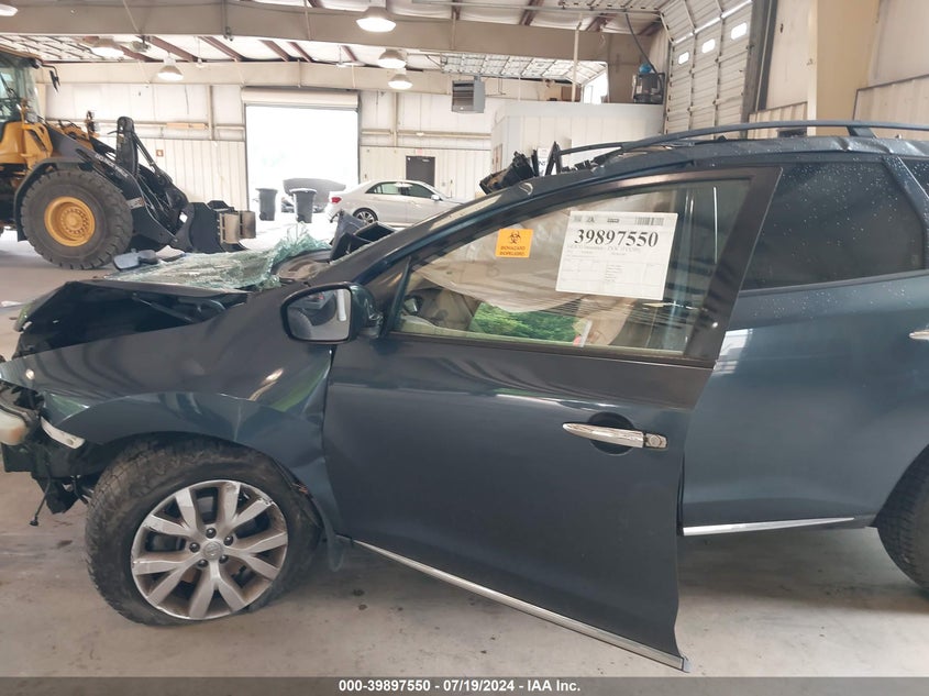 2012 Nissan Murano S/Sl/Le VIN: JN8AZ1MU5CW111470 Lot: 39897550