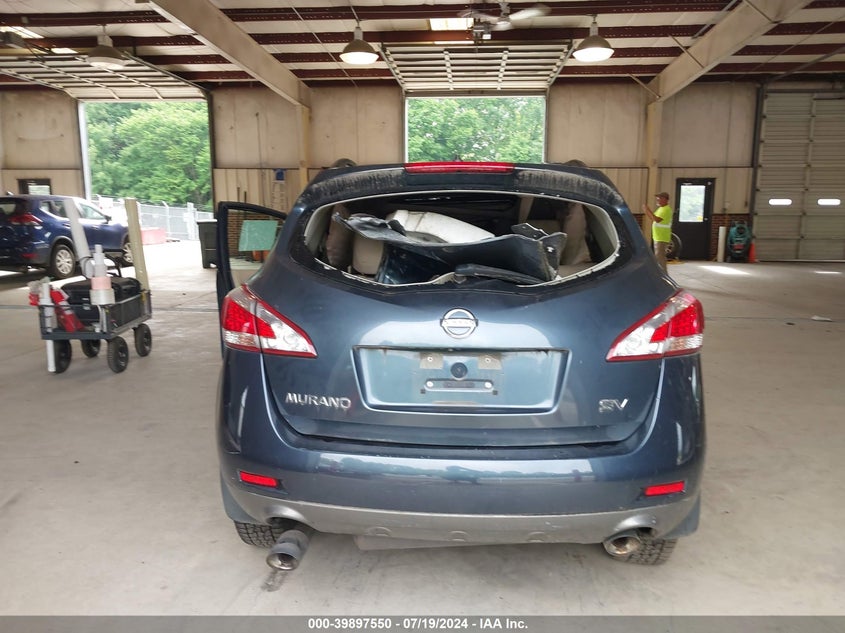 2012 Nissan Murano S/Sl/Le VIN: JN8AZ1MU5CW111470 Lot: 39897550