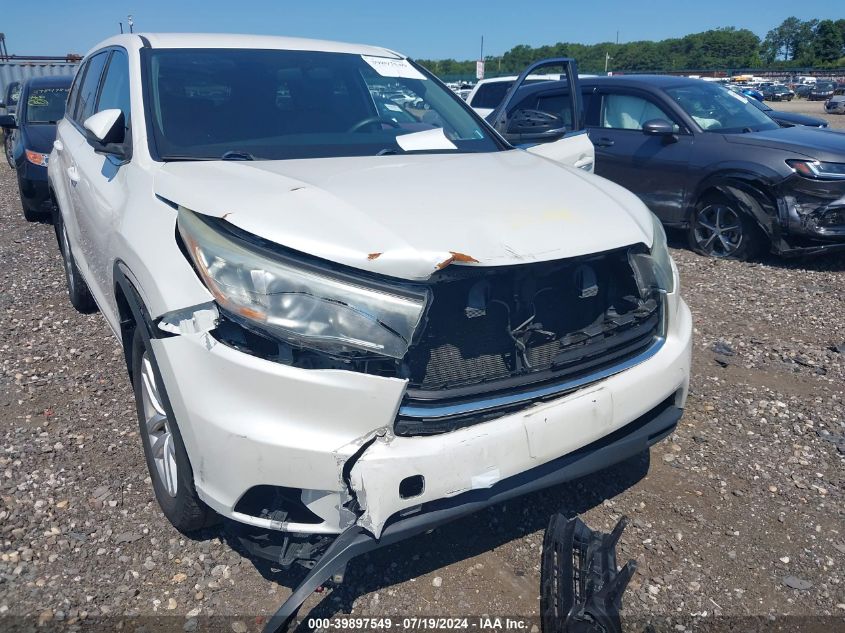 VIN 5TDBKRFHXFS111343 2015 TOYOTA HIGHLANDER no.6