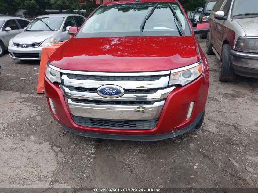 2013 Ford Edge Sel VIN: 2FMDK3JC9DBC01627 Lot: 39897561