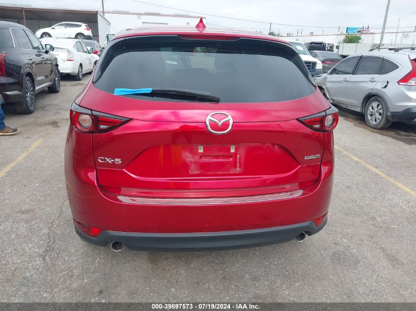 2020 Mazda Cx-5 Grand Touring VIN: JM3KFADMXL1835202 Lot: 39897573