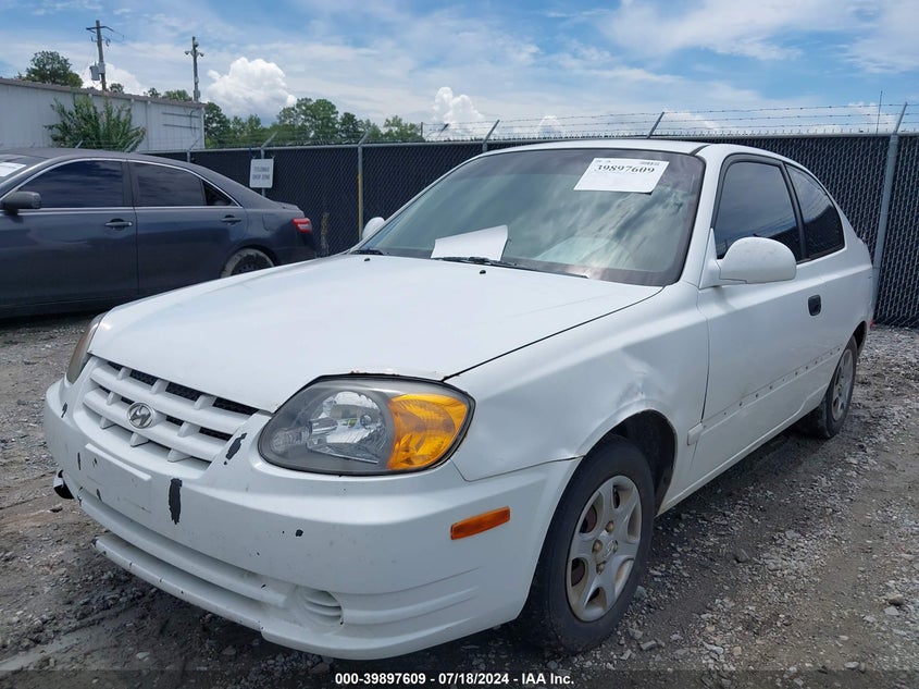 2003 Hyundai Accent Gl VIN: KMHCG35C13U261448 Lot: 39897609