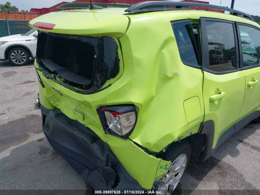 2018 Jeep Renegade Latitude Fwd VIN: ZACCJABB6JPH34197 Lot: 39897628