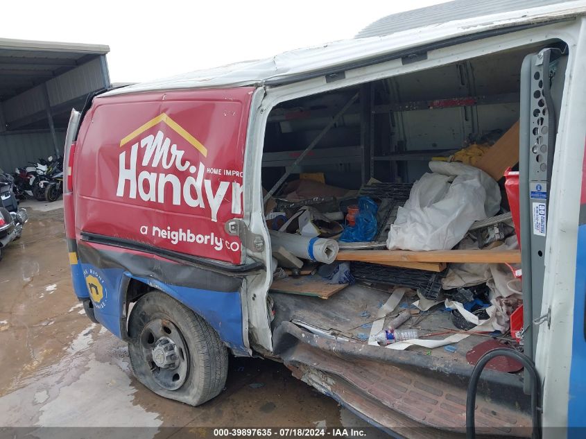 2010 Chevrolet Express 2500 Work Van VIN: 1GCZGFBA5A1154761 Lot: 39897635