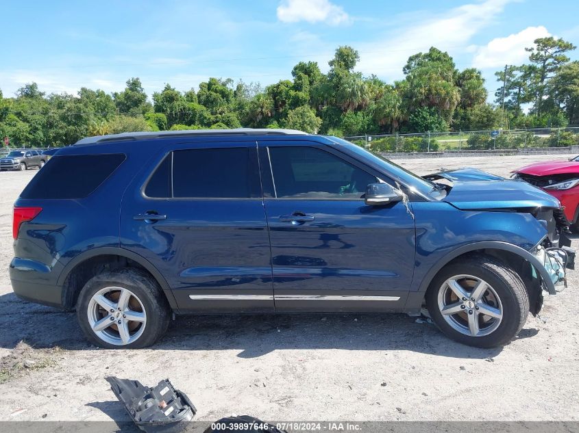 2017 Ford Explorer Xlt VIN: 1FM5K8D87HGE09593 Lot: 39897646