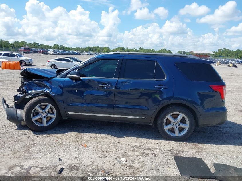 2017 Ford Explorer Xlt VIN: 1FM5K8D87HGE09593 Lot: 39897646