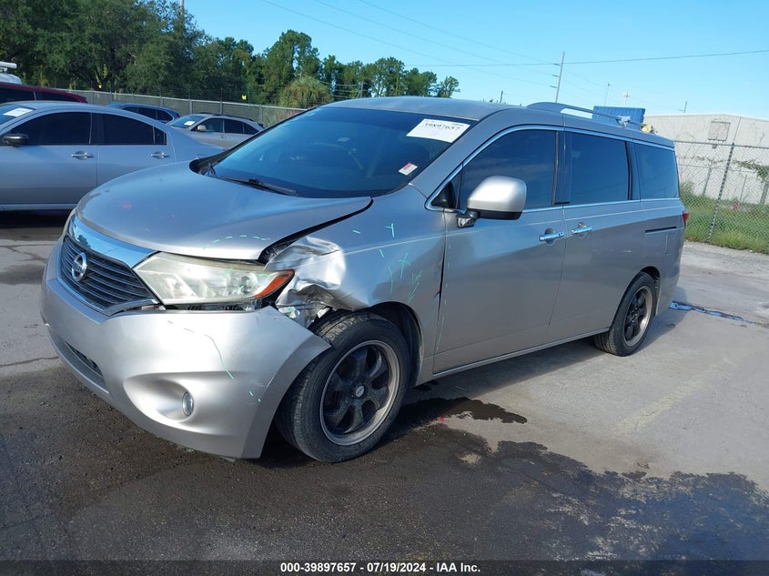 2012 Nissan Quest S/Sv/Sl/Le VIN: JN8AE2KP3C9042789 Lot: 39897657