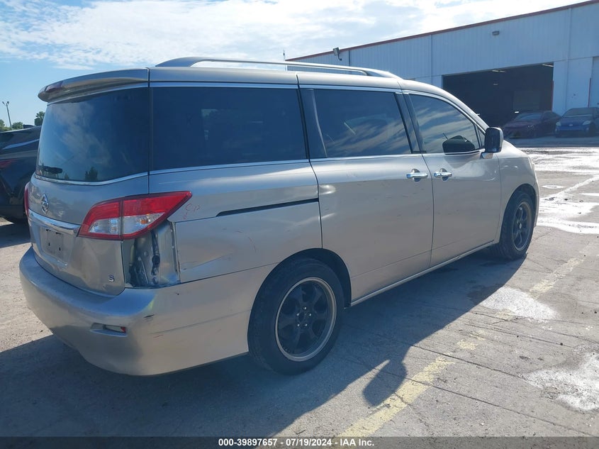 2012 Nissan Quest S/Sv/Sl/Le VIN: JN8AE2KP3C9042789 Lot: 39897657