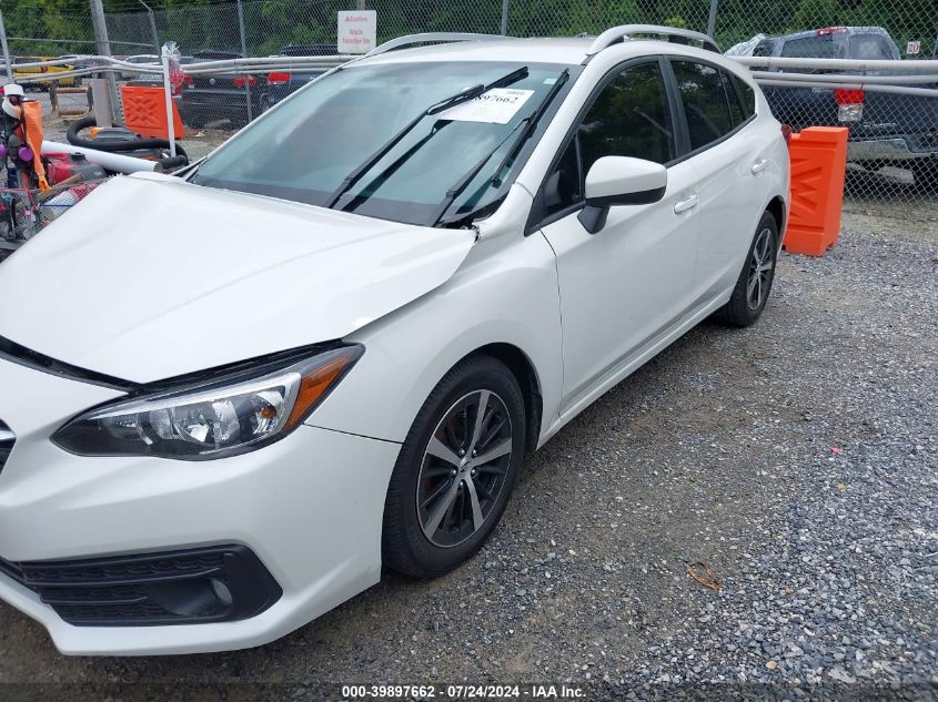 2022 Subaru Impreza Premium 5-Door VIN: 4S3GTAV62N3724531 Lot: 39897662