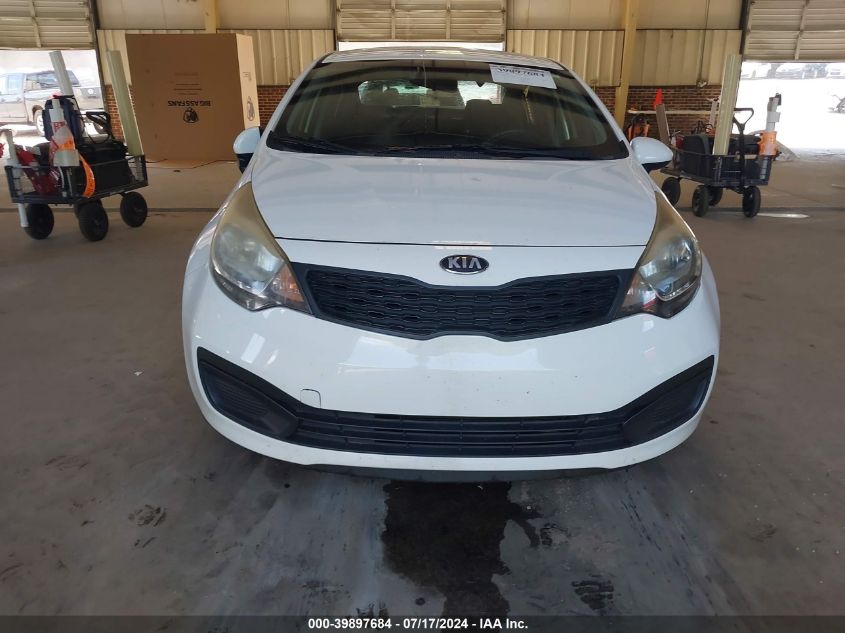 2014 Kia Rio Lx VIN: KNADM4A3XE6395294 Lot: 39897684