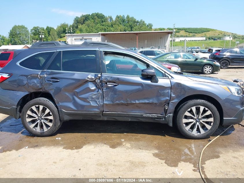 2015 Subaru Outback 2.5I Limited VIN: 4S4BSANC0F3357046 Lot: 39897686