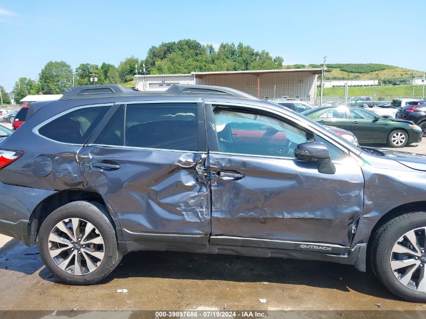 2015 Subaru Outback 2.5I Limited VIN: 4S4BSANC0F3357046 Lot: 39897686