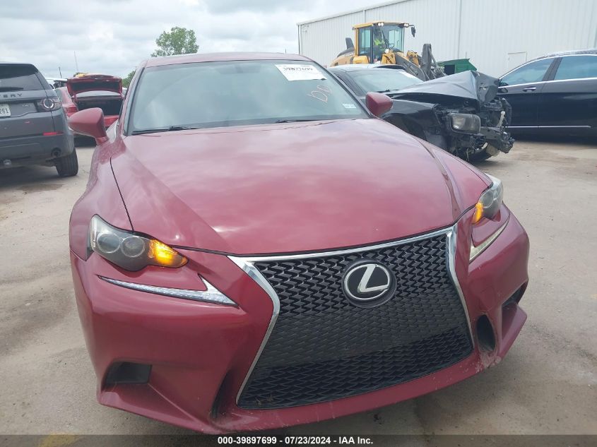 2015 Lexus Is 350 VIN: JTHBE1D22F5020692 Lot: 39897699