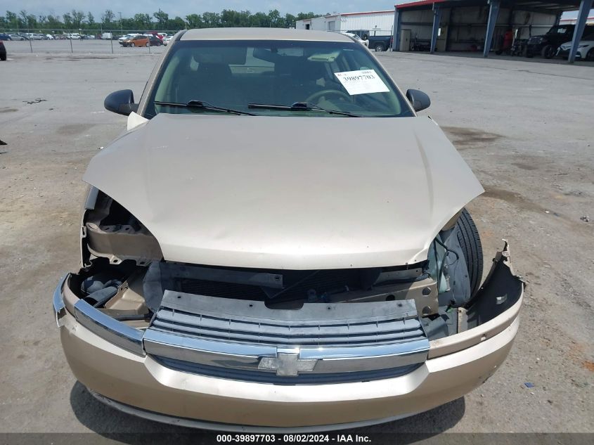 2005 Chevrolet Malibu VIN: 1G1ZS54815F160593 Lot: 39897703