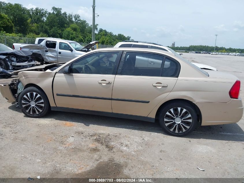 2005 Chevrolet Malibu VIN: 1G1ZS54815F160593 Lot: 39897703