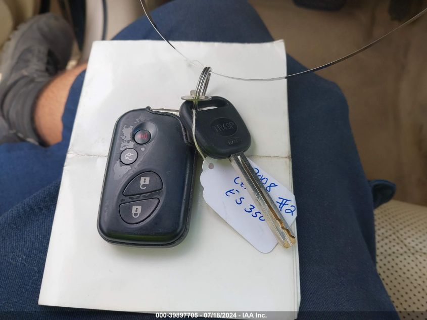 2008 Lexus Es 350 VIN: JTHBJ46G382272672 Lot: 39897705