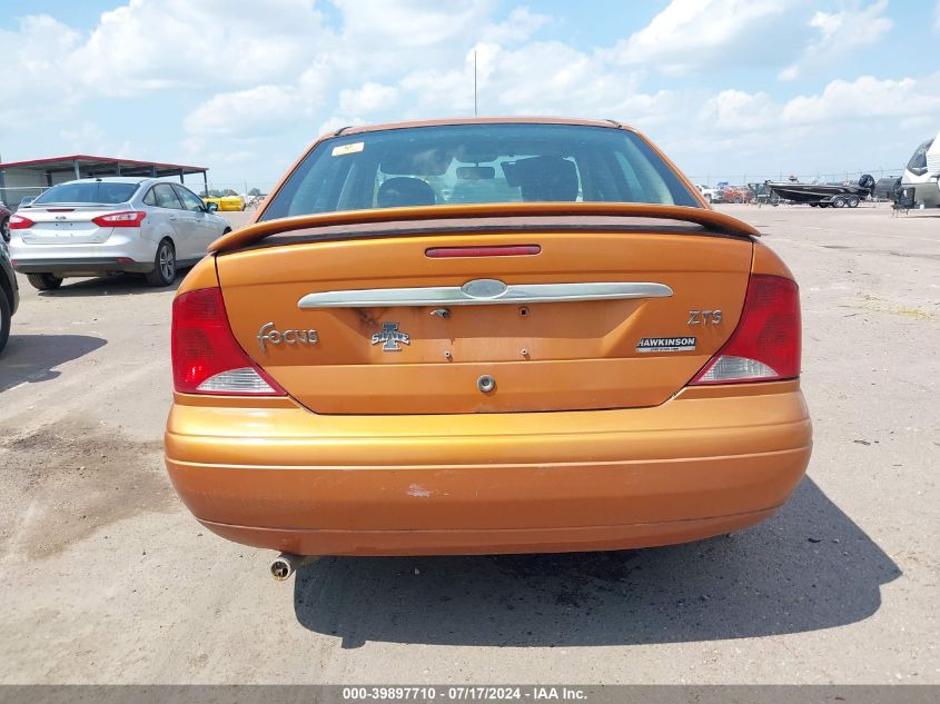 2002 Ford Focus Zts VIN: 1FAFP38302W317773 Lot: 39897710