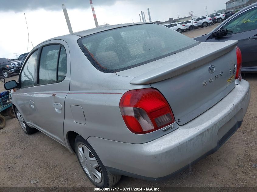 2001 Toyota Echo VIN: JTDBT123610175481 Lot: 39897717