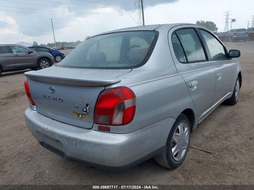 2001 Toyota Echo VIN: JTDBT123610175481 Lot: 39897717