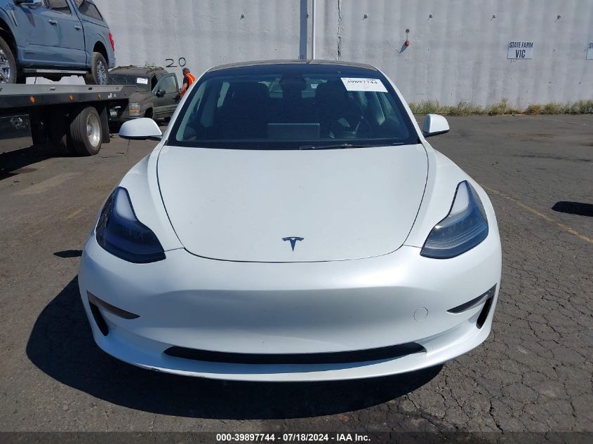 2023 Tesla Model 3 Rear-Wheel Drive VIN: 5YJ3E1EA6PF406401 Lot: 39897744