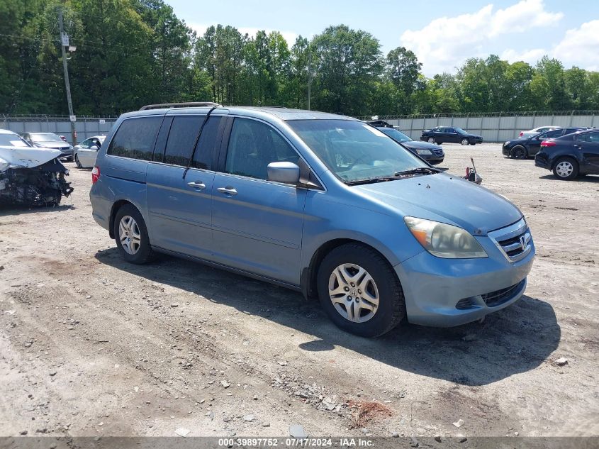 2007 Honda Odyssey Ex-L VIN: 5FNRL38607B072255 Lot: 39897752