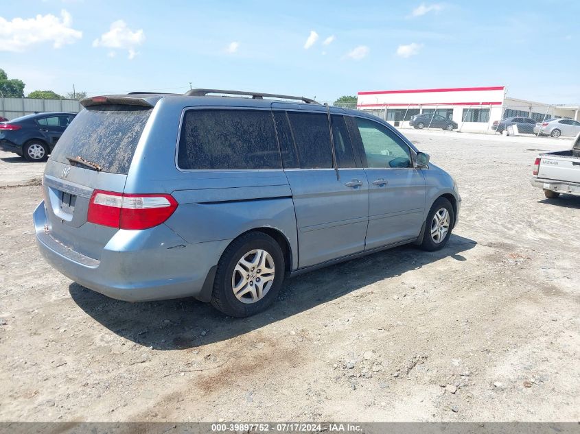 2007 Honda Odyssey Ex-L VIN: 5FNRL38607B072255 Lot: 39897752