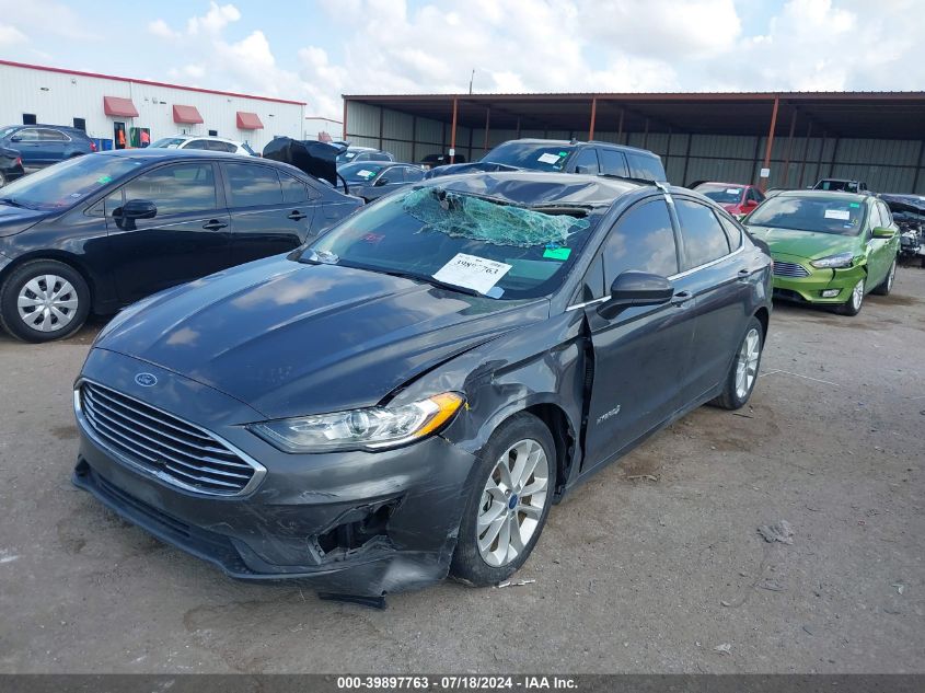 2019 Ford Fusion Hybrid Se VIN: 3FA6P0LU4KR206693 Lot: 39897763