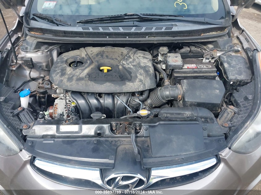 2012 Hyundai Elantra Gls/Limited VIN: 5NPDH4AE9CH134590 Lot: 39897789