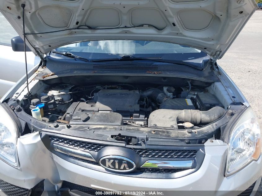 2010 Kia Sportage Lx VIN: KNDKG3A4XA7725623 Lot: 39897793