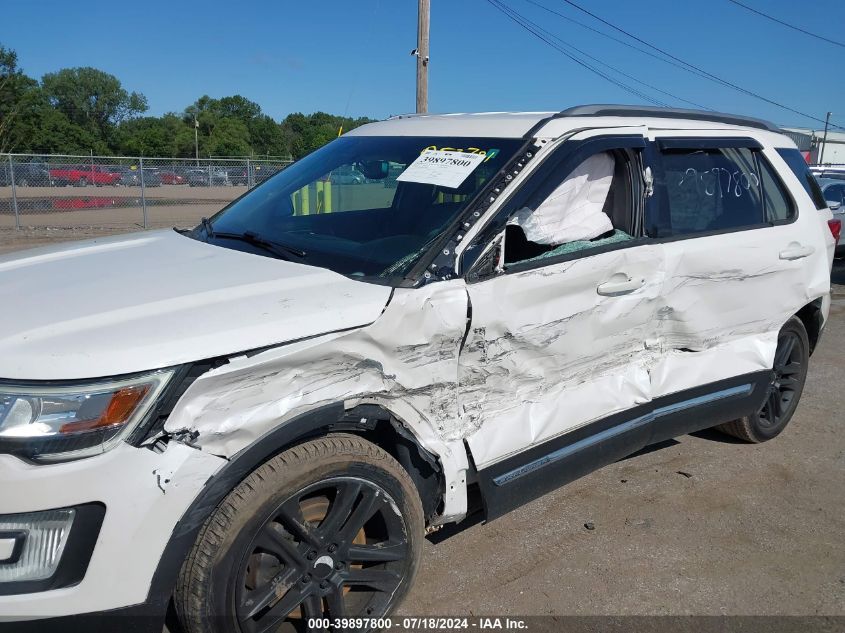 2017 Ford Explorer Xlt VIN: 1FM5K8D82HGA53781 Lot: 39897800