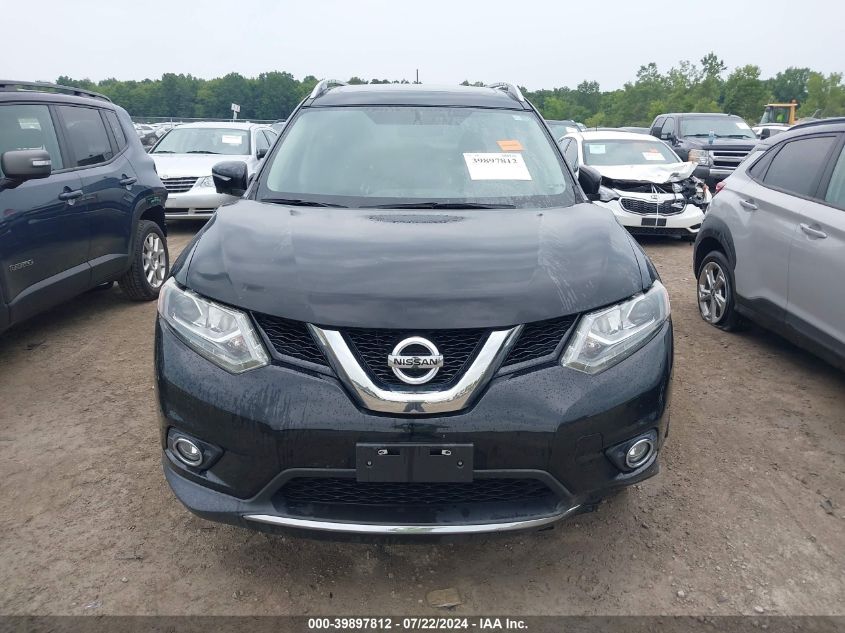 2015 Nissan Rogue Sl VIN: 5N1AT2MVXFC834776 Lot: 39897812