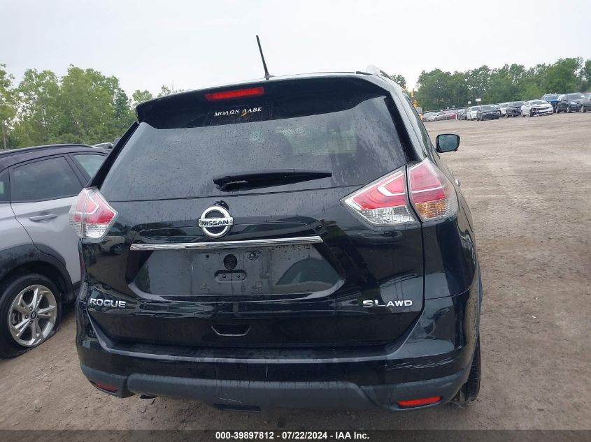 2015 Nissan Rogue Sl VIN: 5N1AT2MVXFC834776 Lot: 39897812