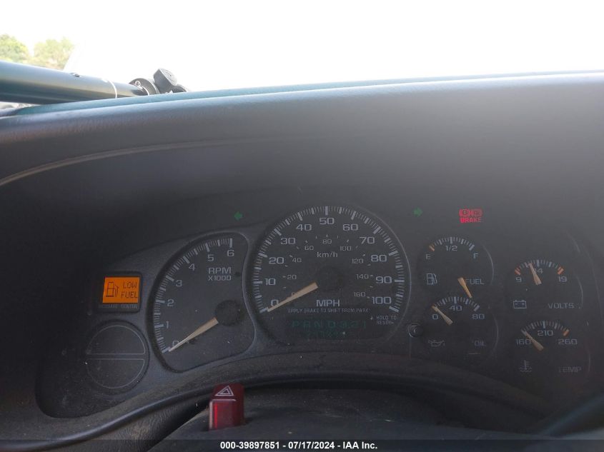 2002 Chevrolet Tahoe Ls VIN: 1GNEK13Z52R120222 Lot: 39897851